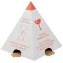 WIHEDÜ Palettenhütchen rot, weiß 23,0 cm,...
