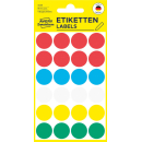 AVERY Zweckform Klebepunkte 3089 farbsortiert Ø 18,0 mm, 96 St.